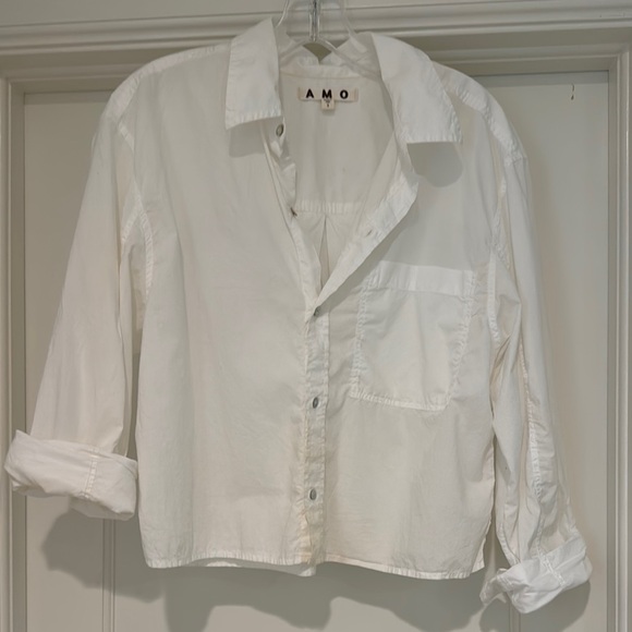 Ami Ruth Cropped button down - Picture 2 of 4